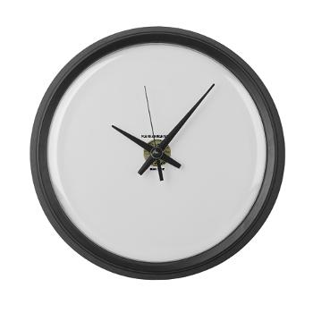 WFTB - M01 - 03 - Weapons & Field Training Battalion with Text - Large Wall Clock